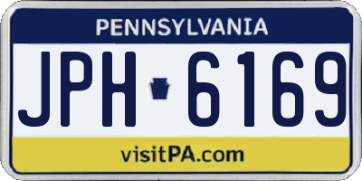 PA license plate JPH6169