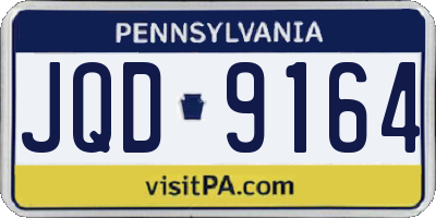 PA license plate JQD9164