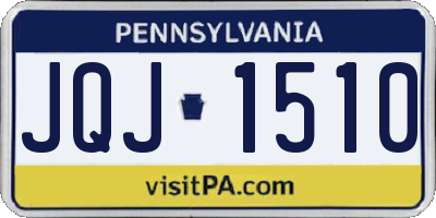 PA license plate JQJ1510