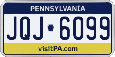 PA license plate JQJ6099