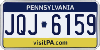 PA license plate JQJ6159