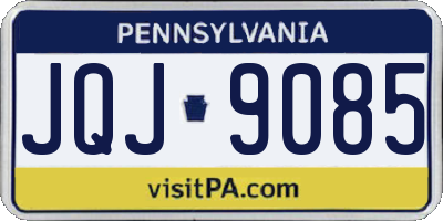 PA license plate JQJ9085