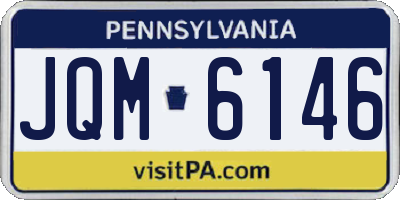 PA license plate JQM6146