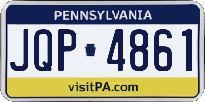 PA license plate JQP4861