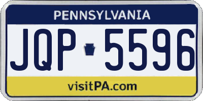 PA license plate JQP5596