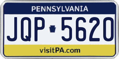 PA license plate JQP5620