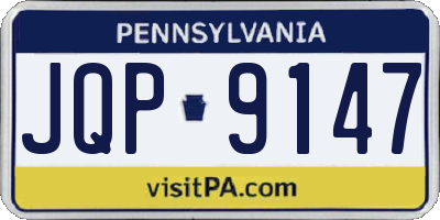 PA license plate JQP9147
