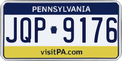 PA license plate JQP9176