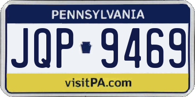 PA license plate JQP9469