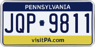 PA license plate JQP9811