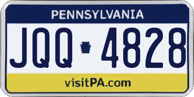 PA license plate JQQ4828