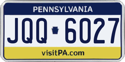 PA license plate JQQ6027