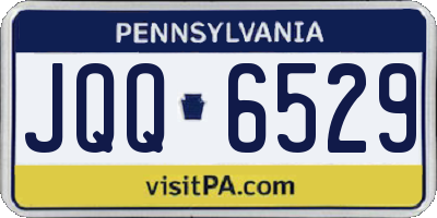 PA license plate JQQ6529