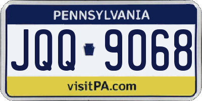 PA license plate JQQ9068