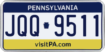 PA license plate JQQ9511