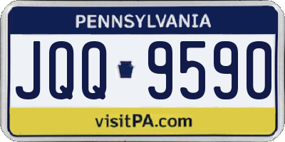 PA license plate JQQ9590