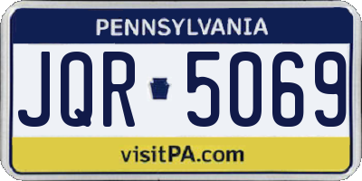 PA license plate JQR5069