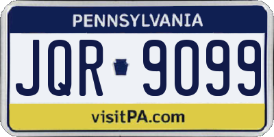 PA license plate JQR9099