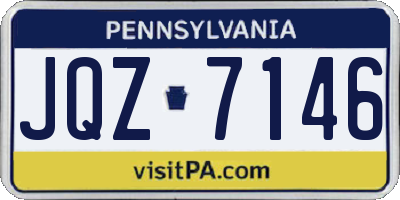 PA license plate JQZ7146