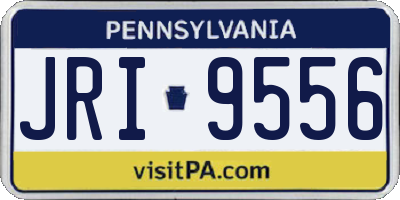 PA license plate JRI9556