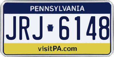 PA license plate JRJ6148