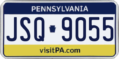 PA license plate JSQ9055