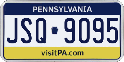 PA license plate JSQ9095