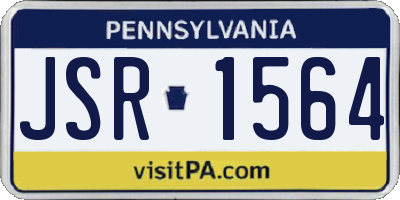 PA license plate JSR1564