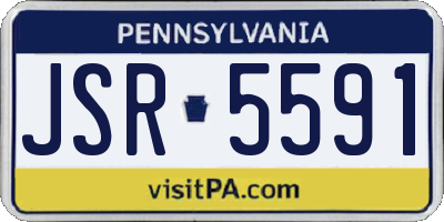 PA license plate JSR5591