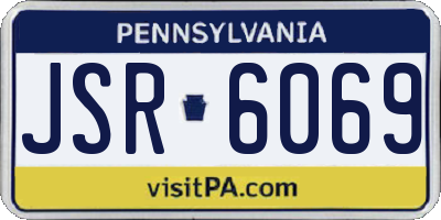 PA license plate JSR6069