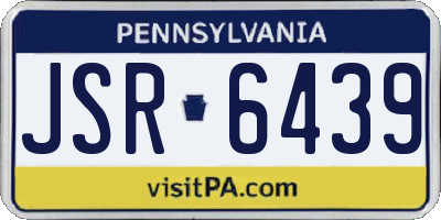 PA license plate JSR6439