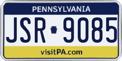 PA license plate JSR9085