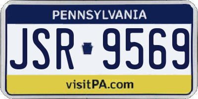 PA license plate JSR9569