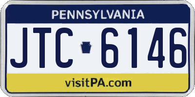 PA license plate JTC6146