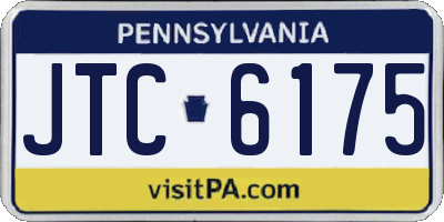 PA license plate JTC6175