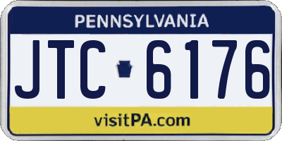 PA license plate JTC6176