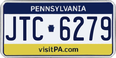 PA license plate JTC6279