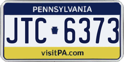 PA license plate JTC6373