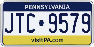 PA license plate JTC9579