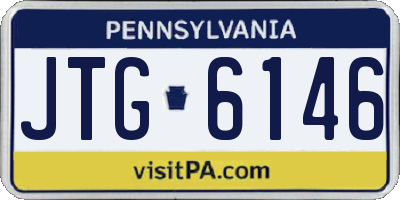 PA license plate JTG6146