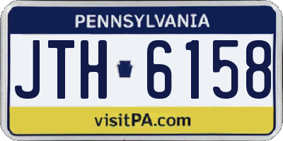 PA license plate JTH6158