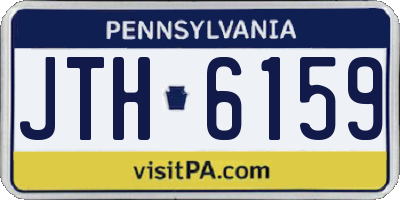 PA license plate JTH6159
