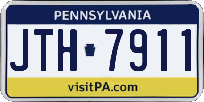 PA license plate JTH7911