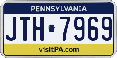 PA license plate JTH7969