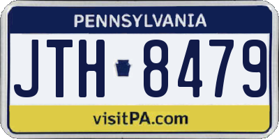 PA license plate JTH8479