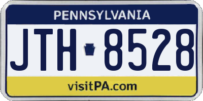 PA license plate JTH8528