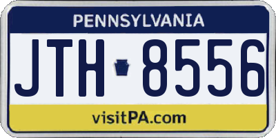 PA license plate JTH8556