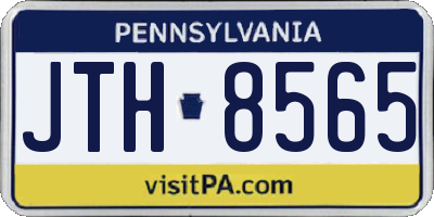 PA license plate JTH8565
