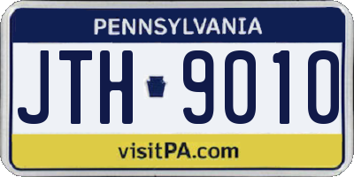 PA license plate JTH9010