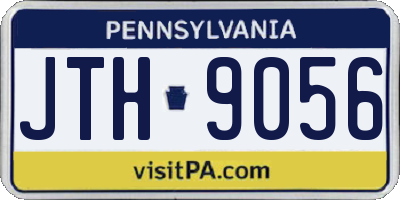 PA license plate JTH9056